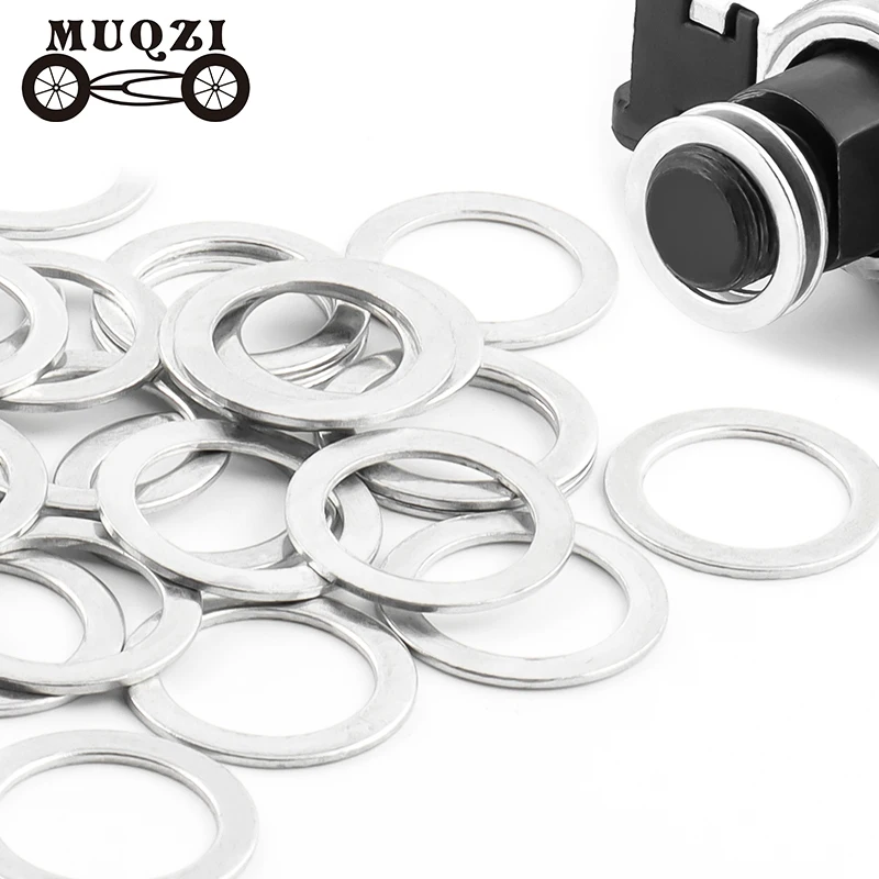

MUQZI 4PCS Bicycle Pedal Washers Pedal Spacer 9/16 Pedal Gasket OD 21mm ID 15mm Thickness 1MM For MTB Road Bike Accessories