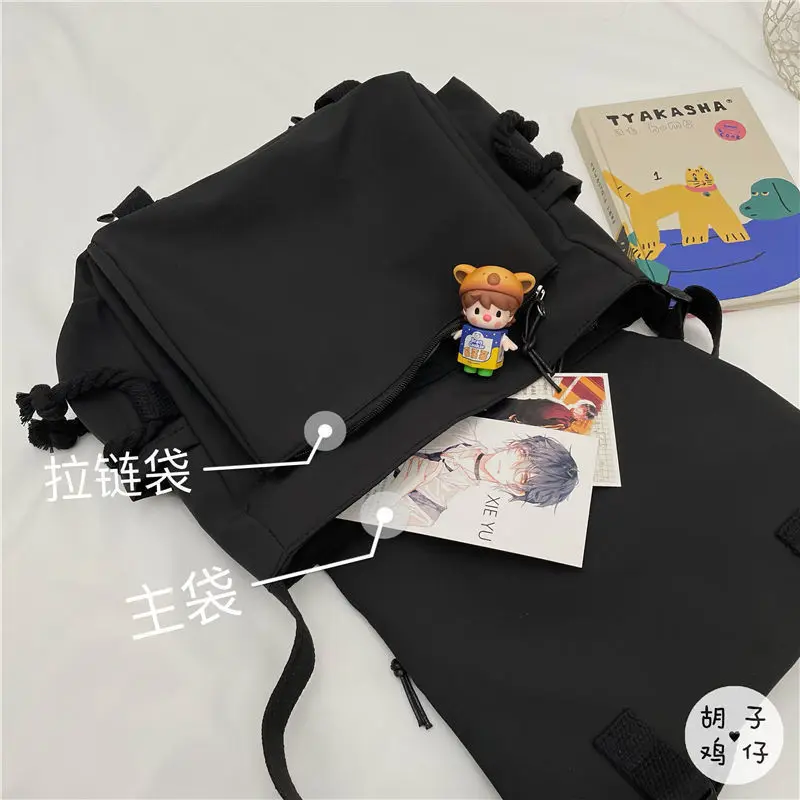 Nylon Handbags Shoulder Bag Large Capacity Crossbody Bags for Teenager Girls Men Harajuku Messenger Bag Student School Bags crossbody bag women shoulder bag