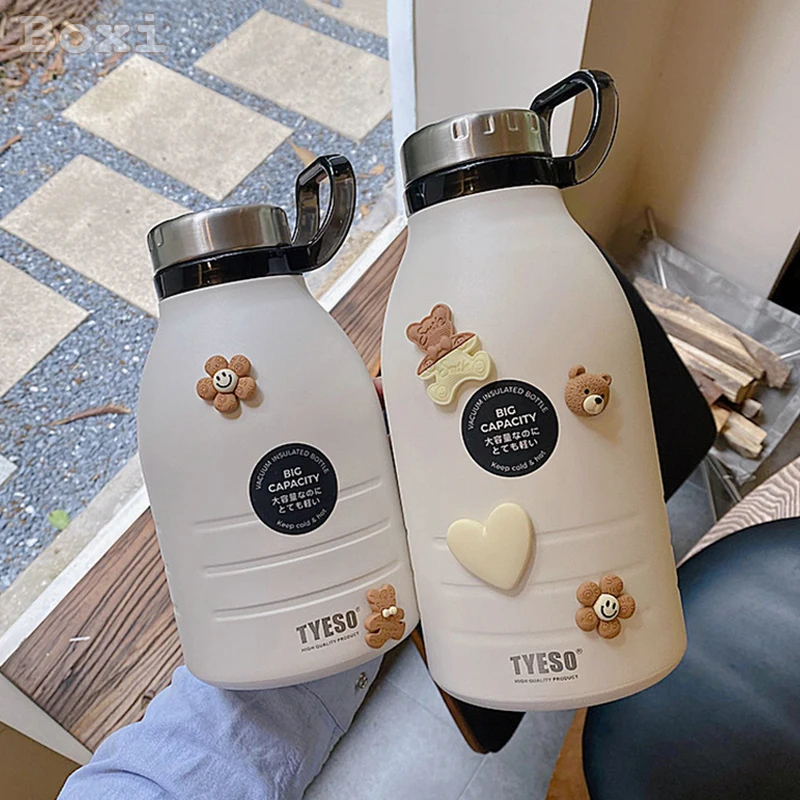 BJPKPK Bouteille d'eau isotherme de 765 ml en acier inoxydable avec
