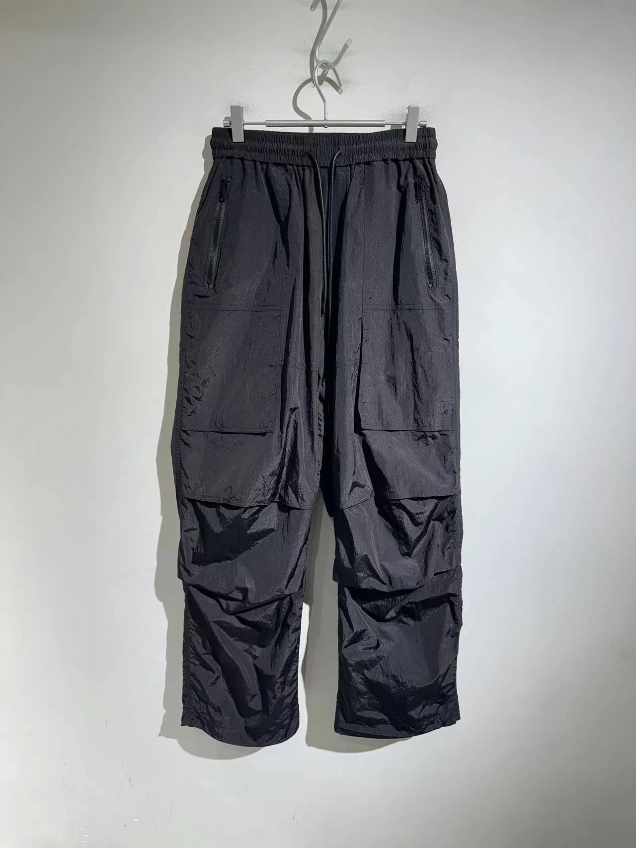 

Брендовые длинные брюки с карманами JU, мужская одежда Techwear, Свободные повседневные брюки, мужские дизайнерские брюки со шнуровкой