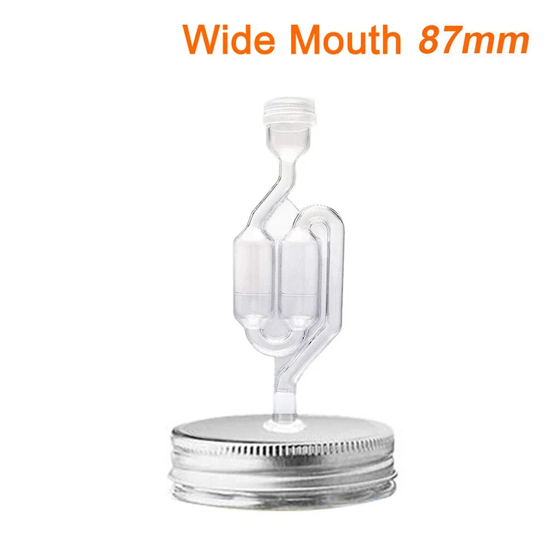 Wide Mouth Mason Jar Fermentation Lid Air Valve Set Mason Jar Fermenting Lid Fermentation Kit for Air Valve
