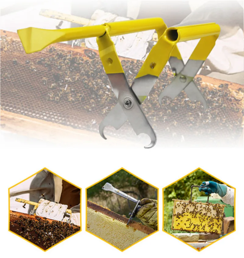Bee Hive Frame Clip Bee Nest Box Frame Holder Capture Grip Beekeeper Beekeeping Equipment Bee Queen Rearing System Tools New