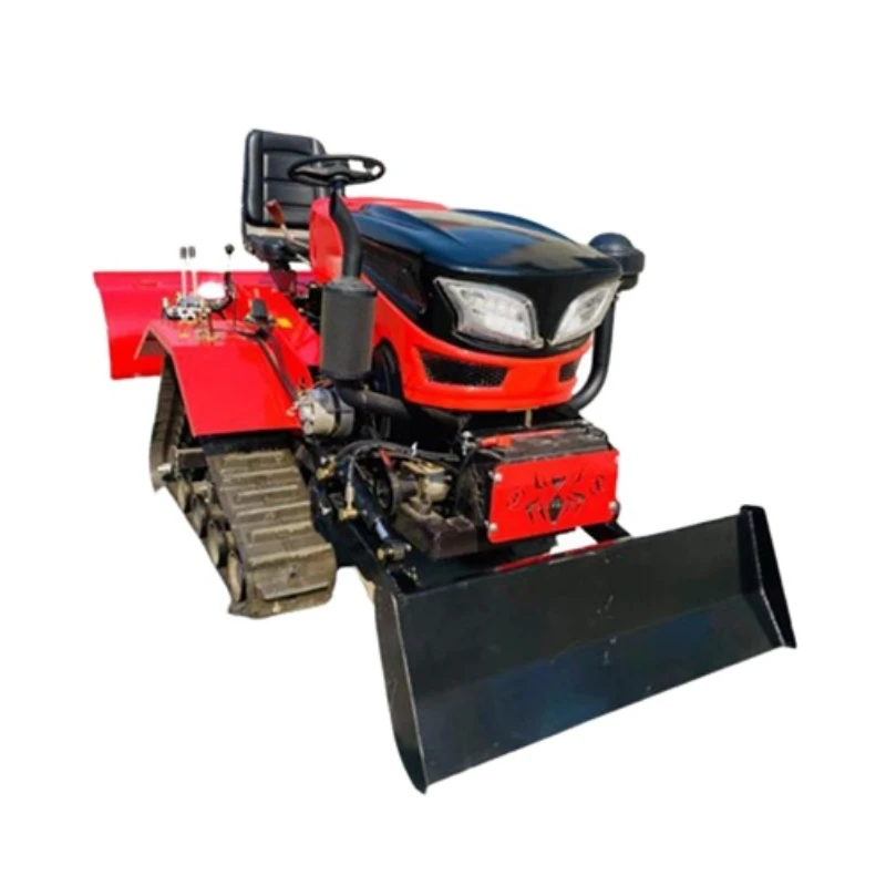 

Agricultural Machinery Farm Tractor Tracked Diesel Rotary Tiller Mini Equipment Agriculture Cultivators For Sale