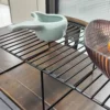 1pc Expandable Shelf Organizer For Kitchen Countertop, Metal Cabinet Organizer Pantry Sht, Space Saving Non Slip Rustproof 2