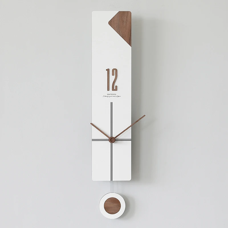 

White Numbers Creative Wall Clock Custom Bedroom Kids Wall Clocks Silent Nordic Design Orologi Da Parete Home Decoration