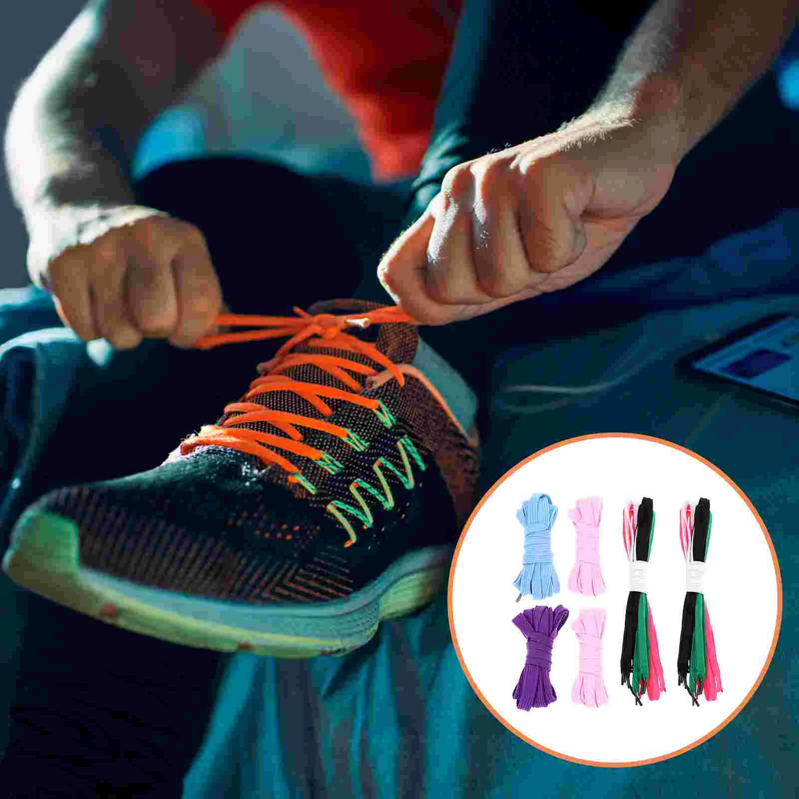 Рисунок 6 - Сменные плоские шнурки для обуви