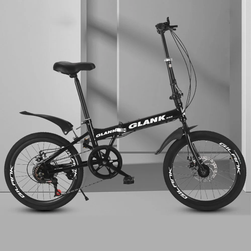 20 Inches Bicycle Dual Disc Brake Folding Bike Convenient And Easy To