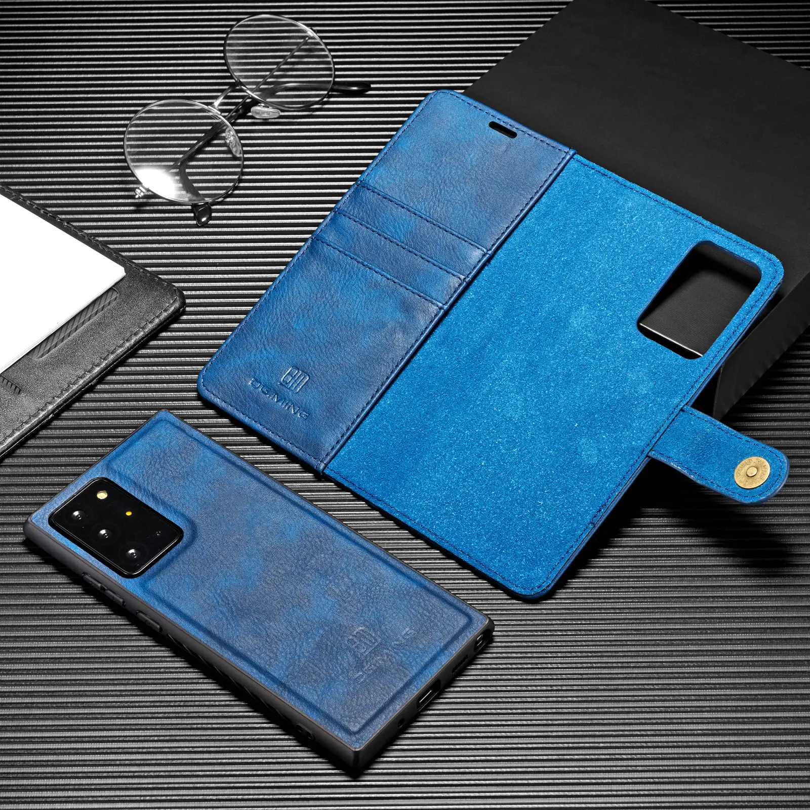 Wallet Case For Samsung Galaxy Note 20 Ultra Shockproof Multiple Card Slots Magnetic Flip Leather Cover For Note 8 9 10 Plus