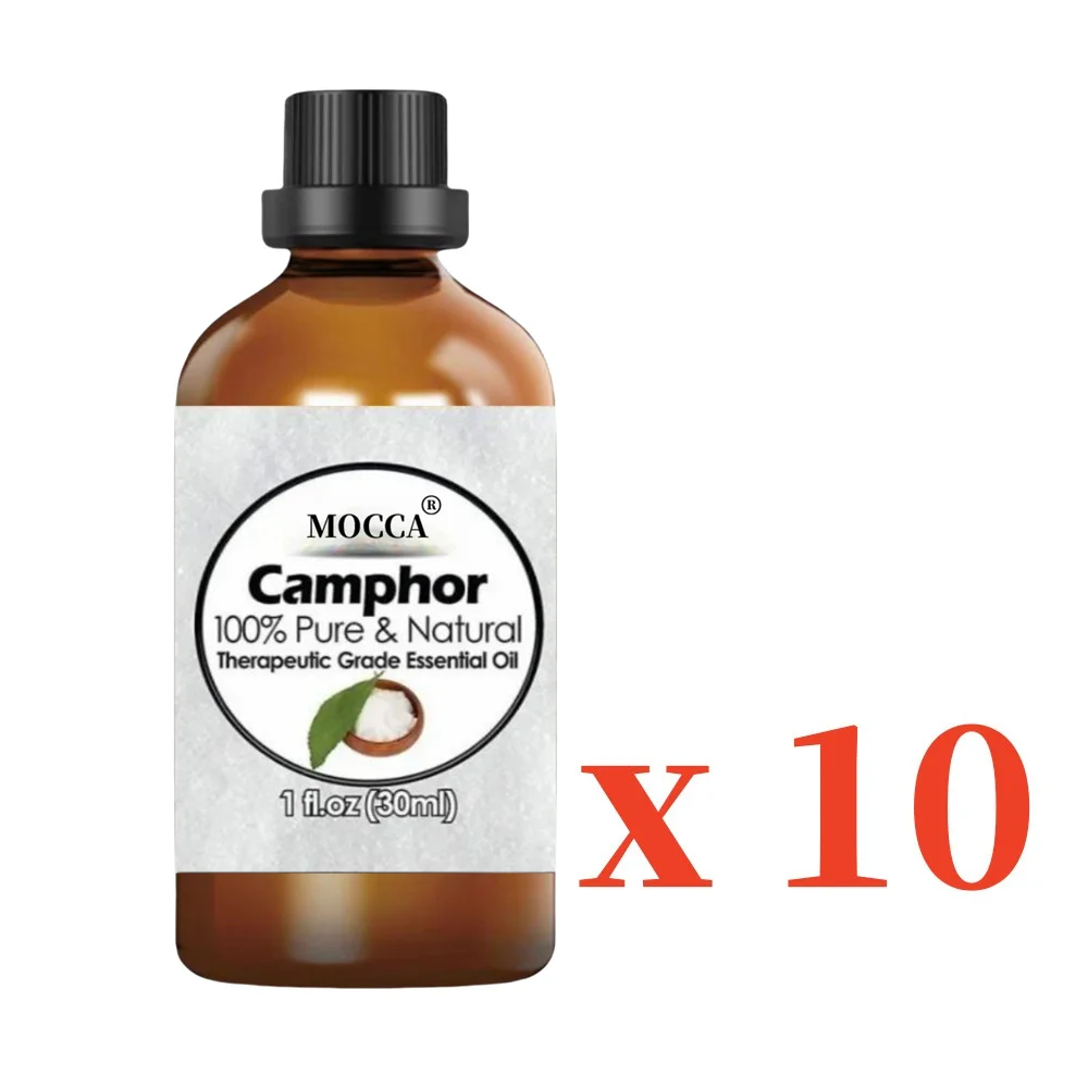 Camphor Essential Oil (100% PURE & NATURAL - UNDILUTED) Therapeutic Grade - Huge 1oz. 6