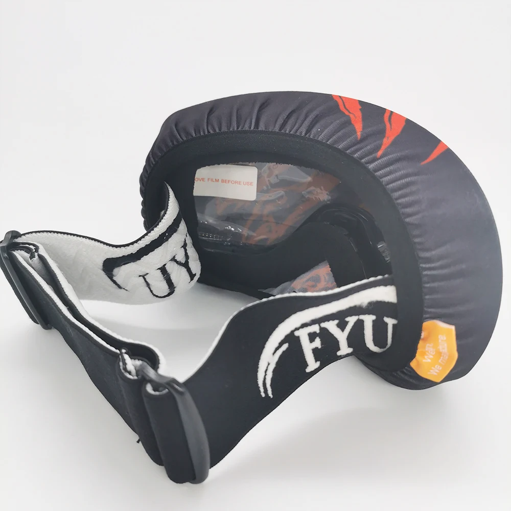 Customized Design Microfiber Ski Goggle Lens Cover Full Color Printing Stretchy Skiing Goggle Cover 3