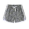 Kids Girls Beach Shorts Pull-on Summer Graphic Active Shorts Little Girls Swim Short Pants Decorative Drawstring Bathing Shorts 5