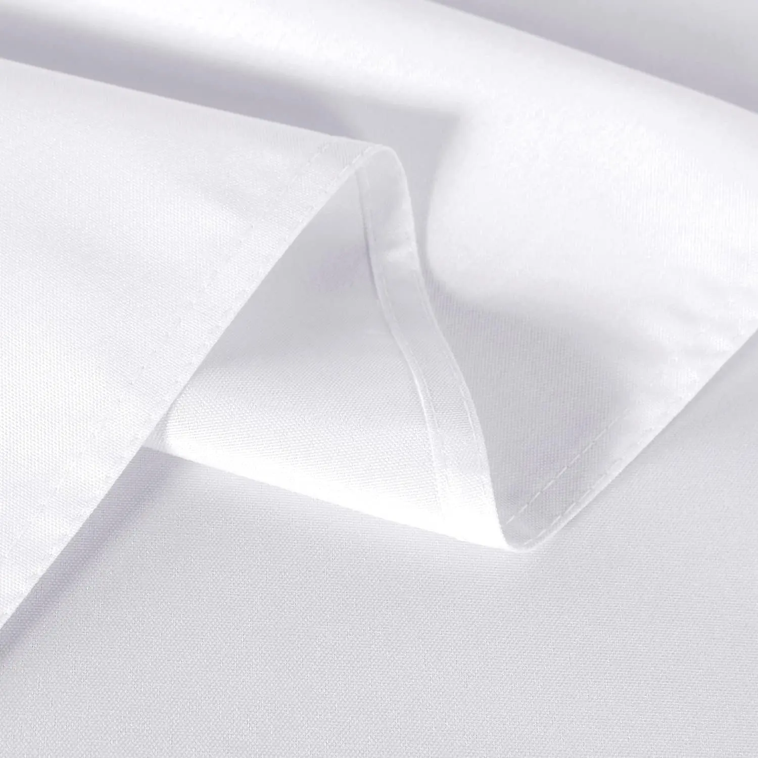 6 Pack White Tablecloth 90 x 156 Inch - Rectangle Table Cloth for 8 Feet Table Stain and Wrinkle Resistant Washable Polyester Ta 2