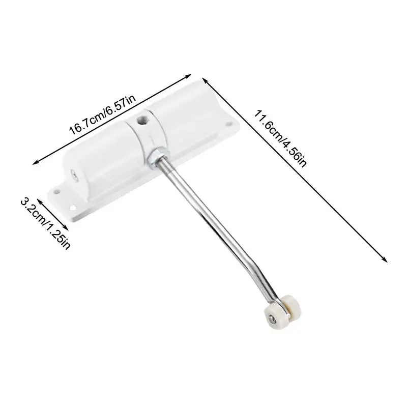 Garden Door Closer Automatic Gate Spring Soft Closing Closer Soft Closing Spring-Loaded Door For Garden Gates Sheds