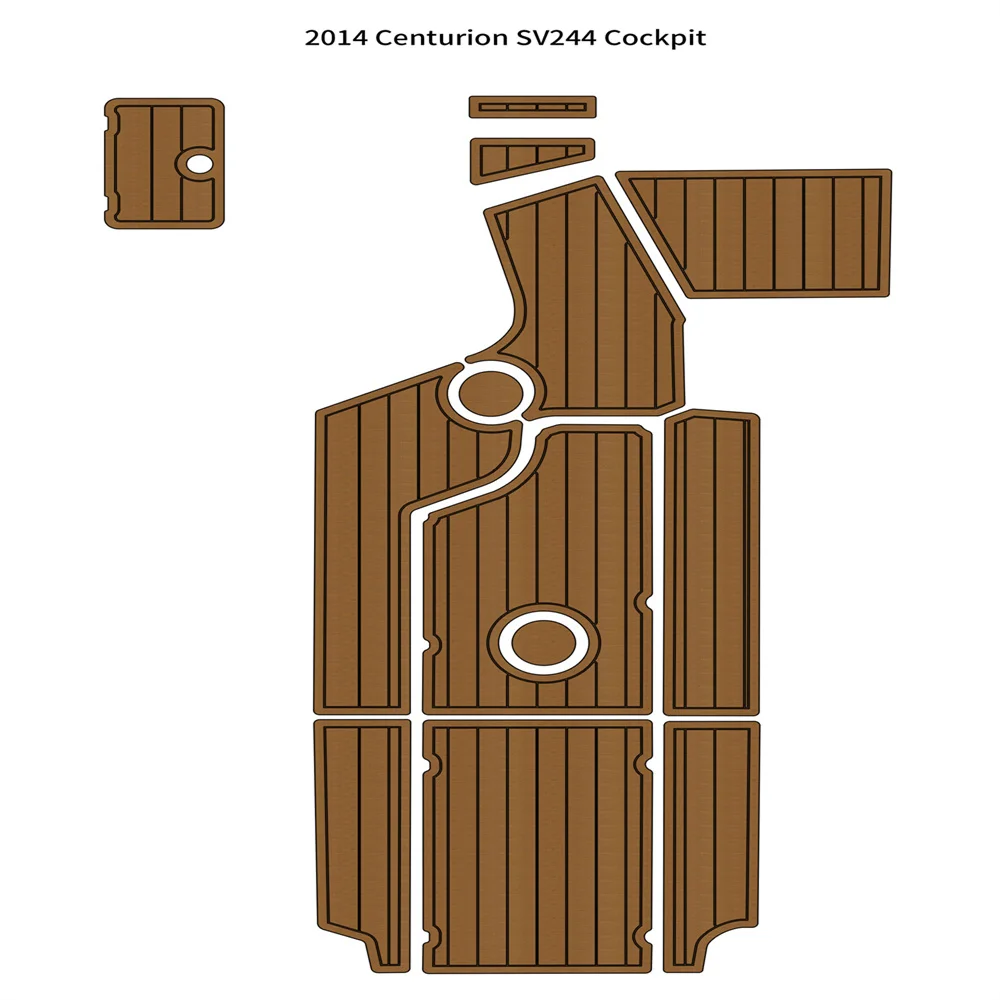 2014 Centurion SV244 Cockpit Pad Boat EVA Foam Faux Teak Floor Mat Flooring сирена centurion spd 1 8z