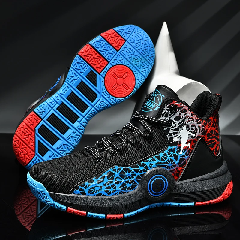 Children Basketball Shoes Original Design Indoor Field Training Sports Shoes Comfortable Boy Basketball For Kids