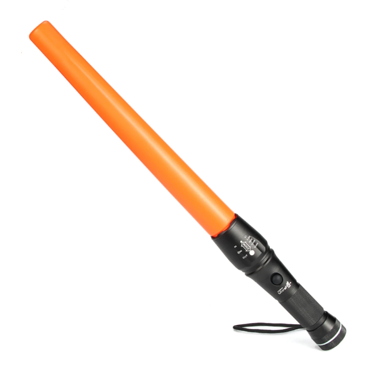 UltraFire A200 LED Signal Stick Zoom Spotlight Magnet Flashlight Hunting Tactical Security Multi-purpose 18650/AAA Baton