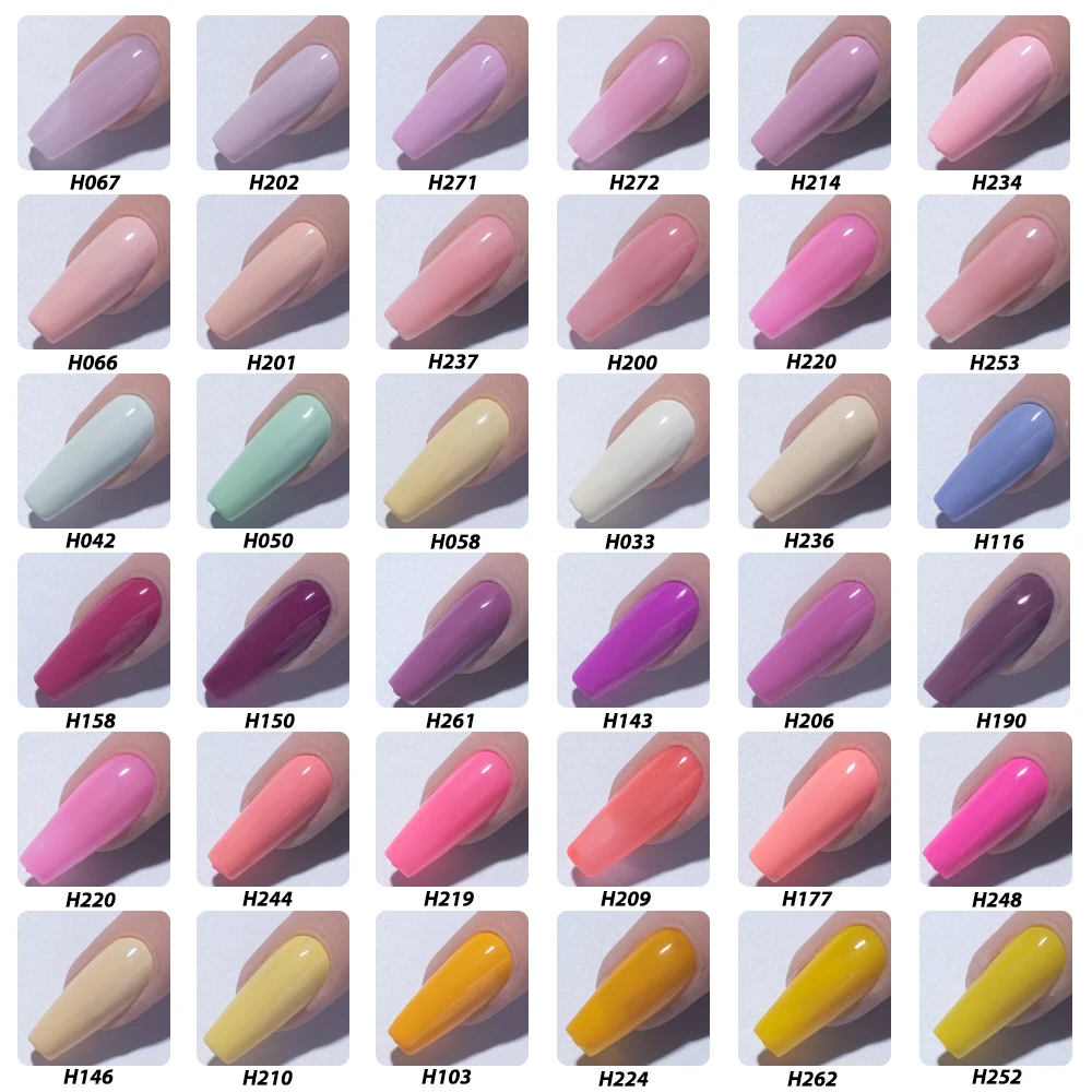 1 PCS HEMA Free Macaron Nail Polish Gel 15ML Summer Candy Color Gel Varnish Pigment Semi Permanent UV Manicure Nail Art Salon 3