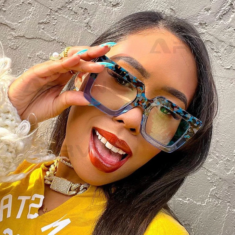 Montature Occhiali Vista Donna Colorati Occhiali Quadrati Neri