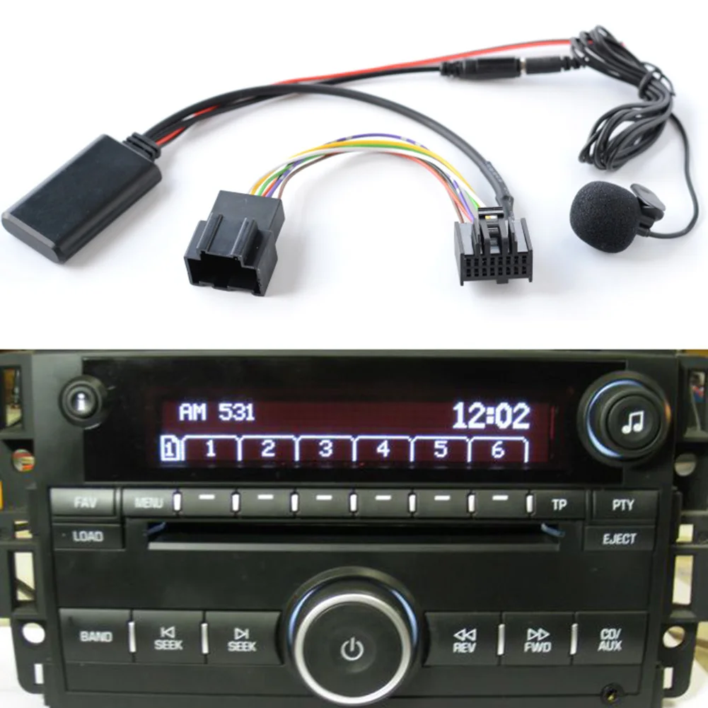 

1PCS Audio Receivers For Saab 9-3 9-5 5-12V Music Hand-free Phone Mp3 Aux In-Adaptor Cable Module Black-Interior Accessorie