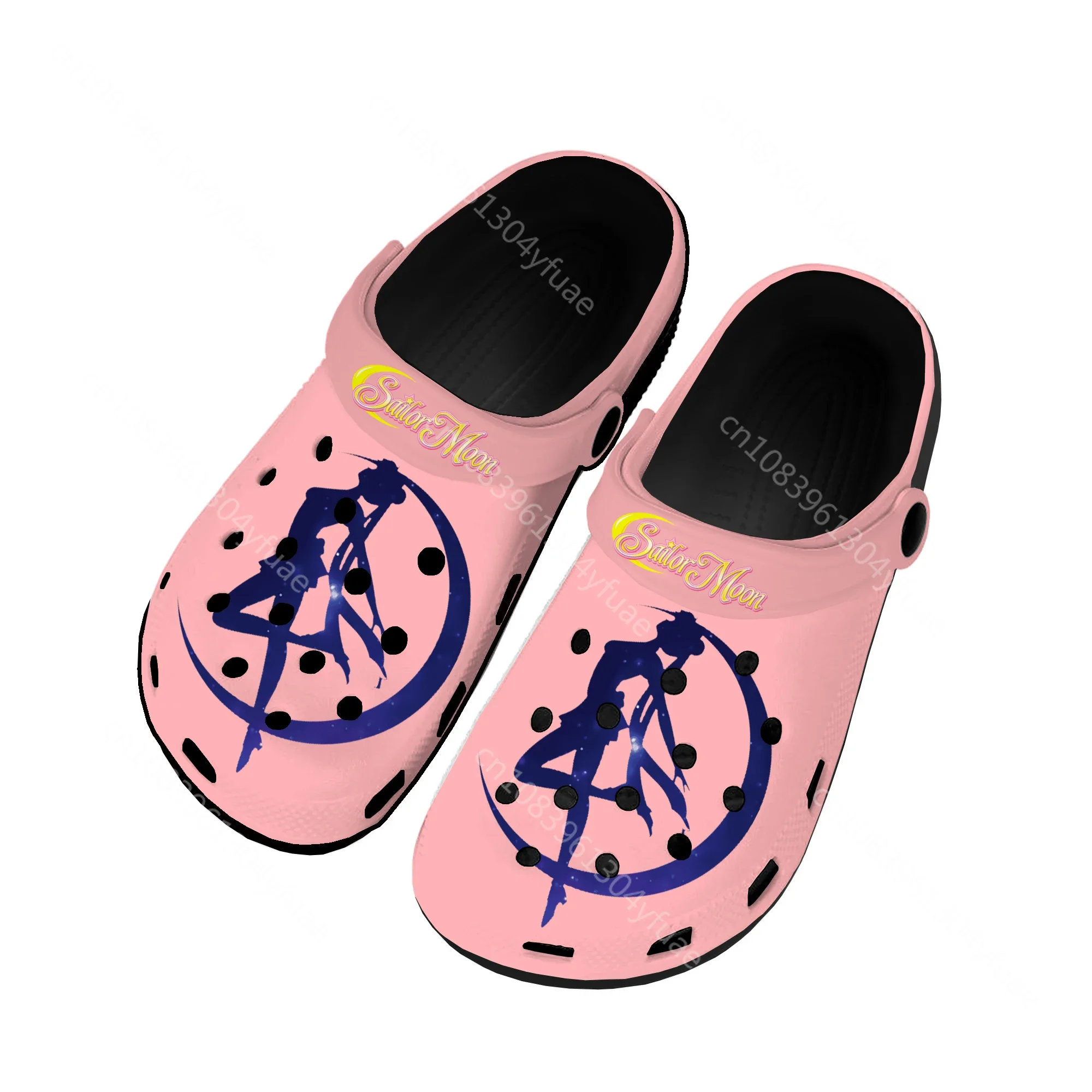 Anime Moon Japanese Manga Cartoon Sailor Home Clogs Custom Water Shoes Mens Womens Teenager Shoe Garden Clog Beach Hole Slippers
