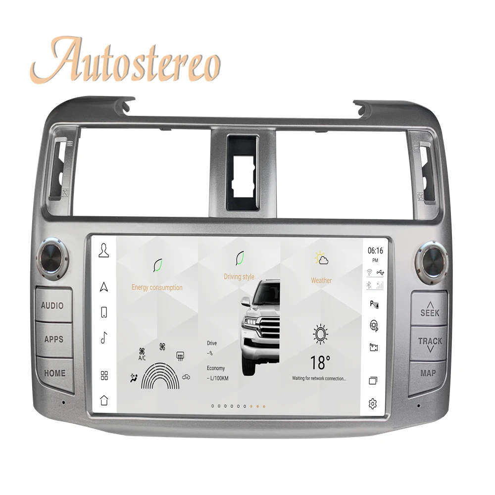 Carplay Andriod 14 For Toyota 4runner 2009-2022 Tesla Screen GPS Navigation Auto
