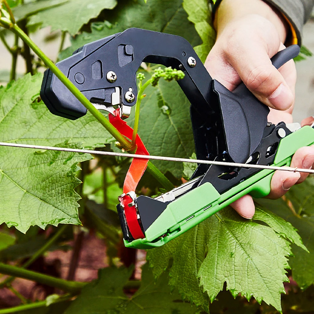 Portable Garden Plant Branch Binding Machine Plants Branches Hand Tying Tool Home Plants Tape Tool Tying Machine