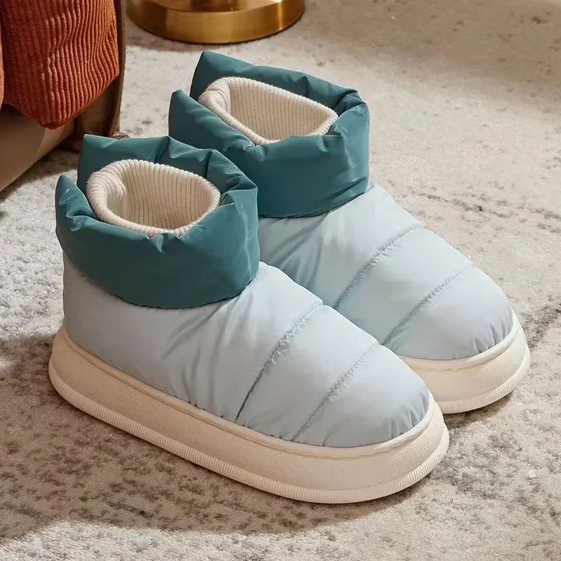 

Women Boots Down Waterproof Snow Boots Women Cotton Shoes 2023 Outdoor Plush Keep Warm High Top Winter Shoes Women Ankle Boots