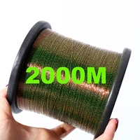 2000M Invisible Spotted Fluorocarbon Coated Monofilament Line Super Strong Japan Fish Nylon Line Speckle Fly Sinking pesca mar 1