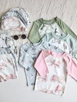 deer jonmi 2024 New Summer Baby Boys Cartoon Printed Two-piece Swimsuits Beach Vacation Sun-proof Kids Casual Swimwear Sets 2