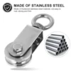 Cable Pulley Ring Durable Lifting Block Rust-proof Sturdy Hoist Wear-resistant Ladder Fitness 3