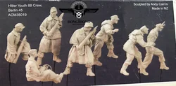 Figurine en résine moulée à l'échelle 1/35, modèle de personnage de la seconde guerre mondiale, kit d'assemblage non peint pour 7 personnes, livraison gratuite 