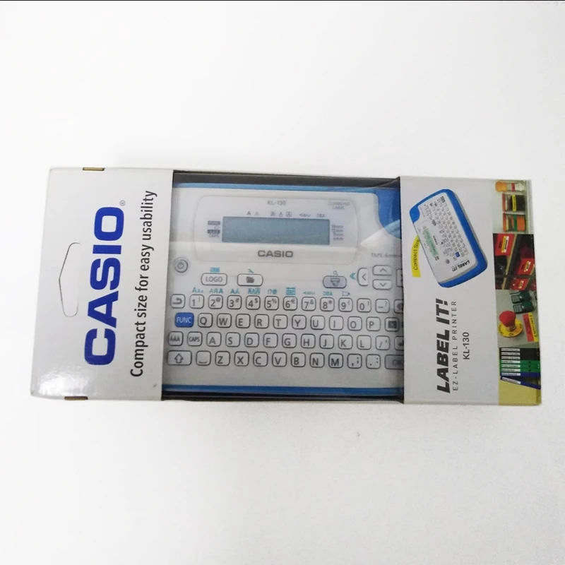 Original Casio KL-120 KL-130 LABEL MAKER For Casio XR-9WE XR-12WE