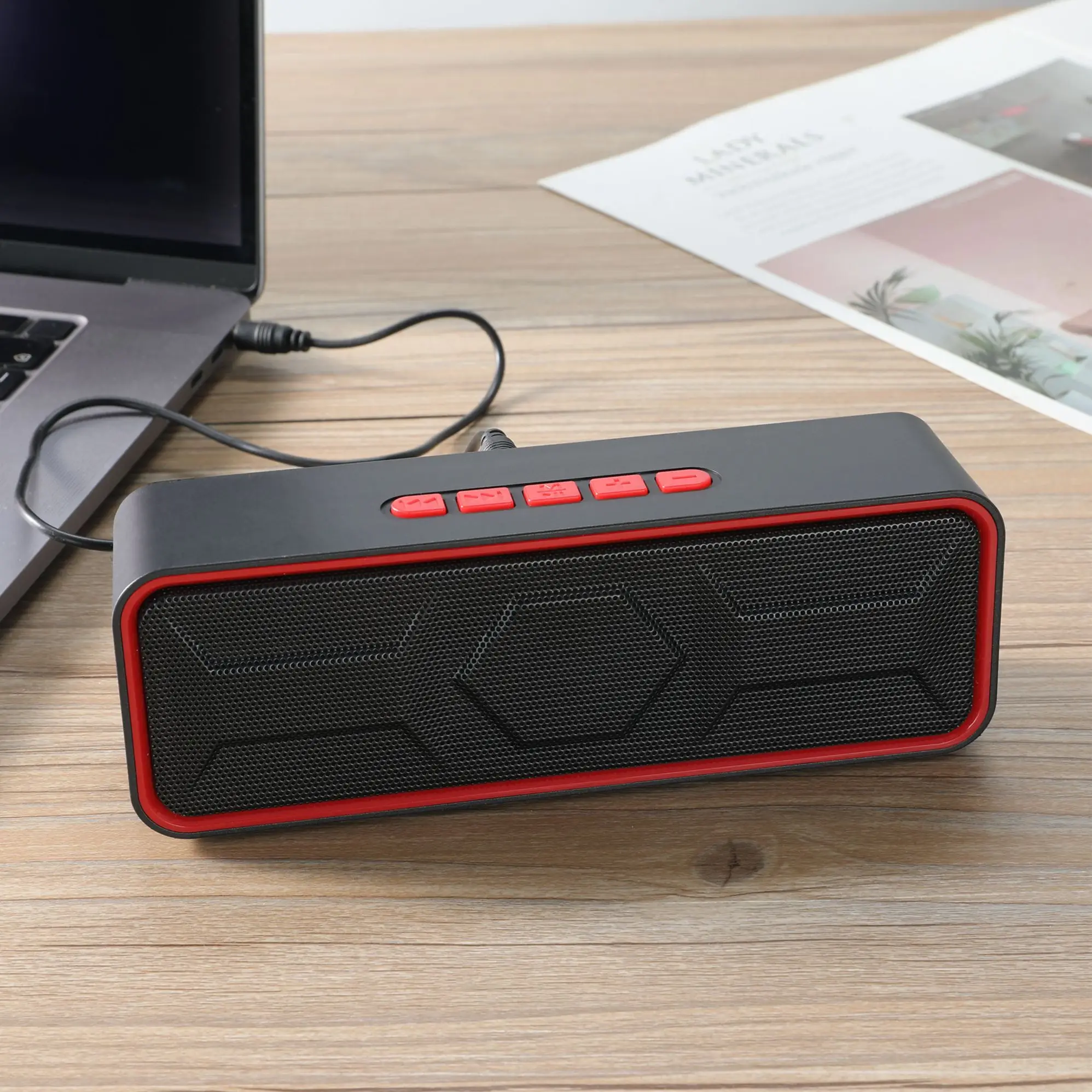 Bluetooth Speaker Portable Wireless,10W Dual Driver Stereo Loud Bass,TWS FM TF USB AUX Hands-Free,BT 5.0 10H Home Outdoor Party 3
