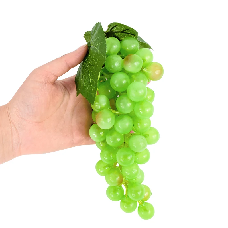 High Simulation Grape Plastic Fruit Fake Fruits Photo Props Artificial Grape Ornaments With PVC Material For Home Kitchen Decor