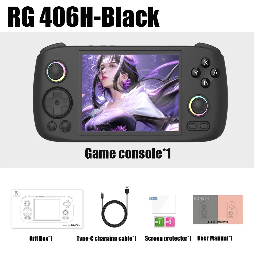 Anbernic RG406H 中古美品 ANBERNIC RG 406H Retro Handheld Game Console Android 13 RG406H