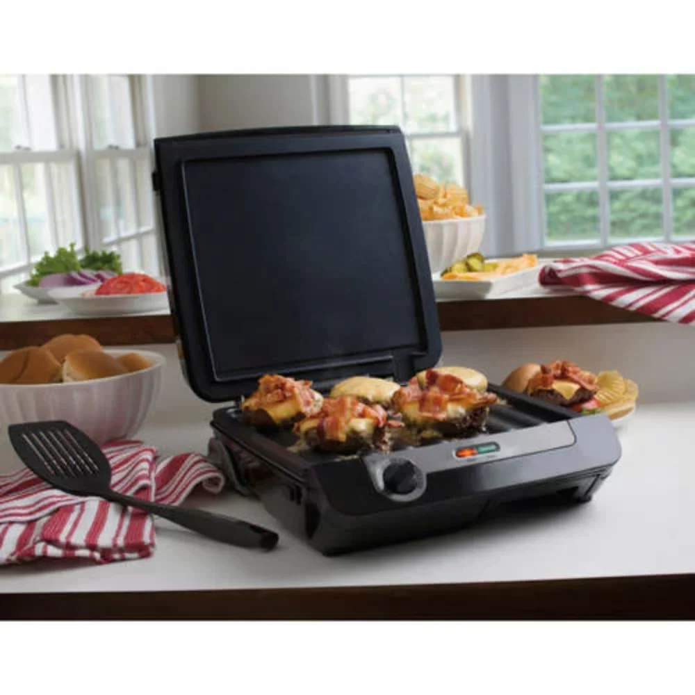Opened Box Hamilton Beach 3-in-1 MultiGrill Indoor Grill, Griddle Bacon Cooker