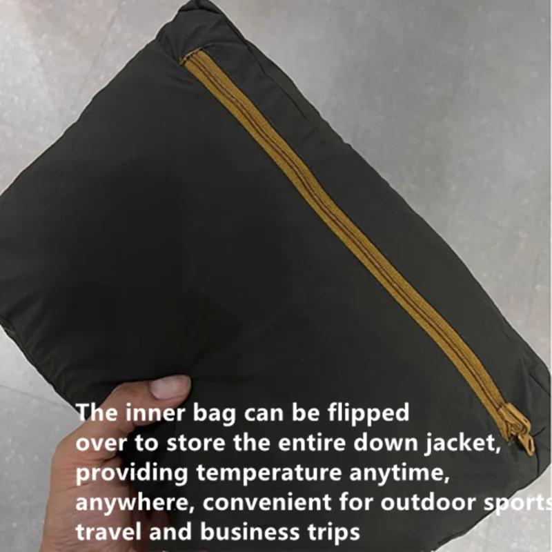 Autumn Winter Outdoor Three Proof Down Vest Men Couples Waterproof Hiking Mountaineering Warm Storable Camping Travel Waistcoat