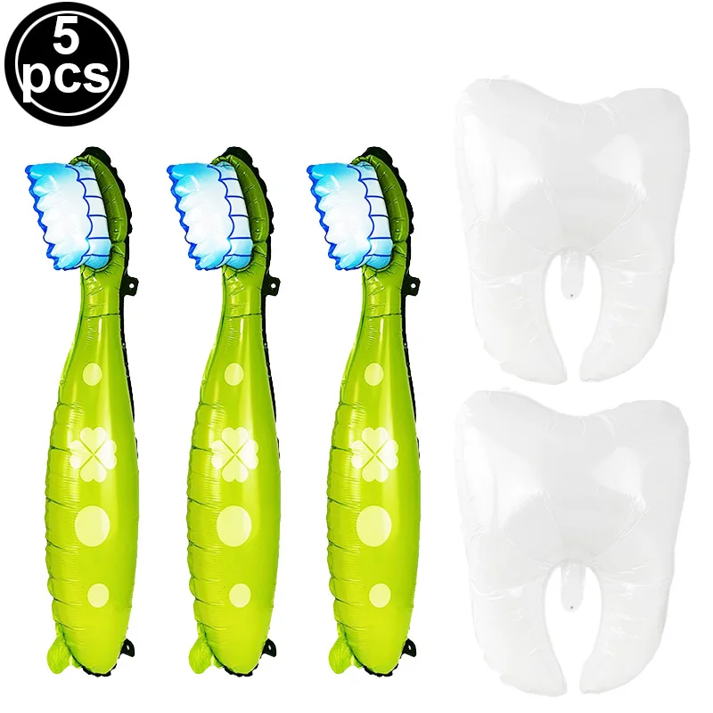 Dental Health Protection Themed Party Decor Foil Balloons