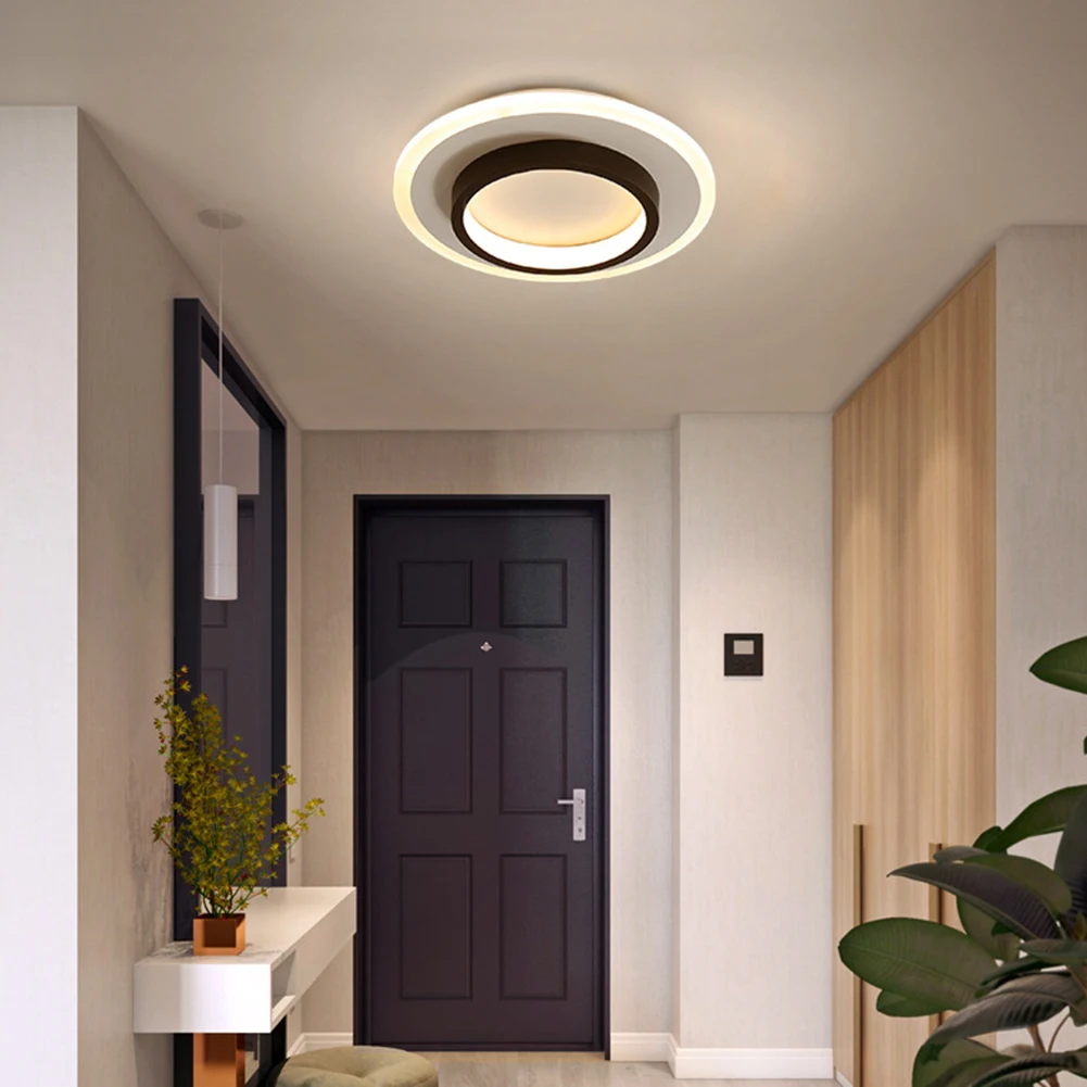 Plafonnier LED Monté en Surface avec Design Moderne pour Chambre à Coucher Éclairage d’Intérieur, Luminaire Décoratif d