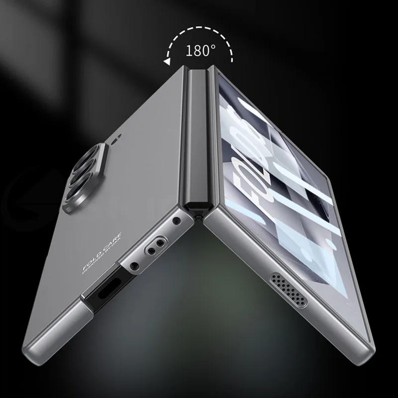 Shockproof Armor Plastic Case For Samsung Galaxy Z Fold 6 Outer Screen Glass Pro