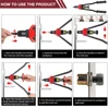 Manual Rivet Nut Gun Household Riveting Tools, Metric M3 M4 M5 M6 M8 M10 M12 Inch 10-24,1/4-20,3/8-16,5/16-18 Riveting Machine 5