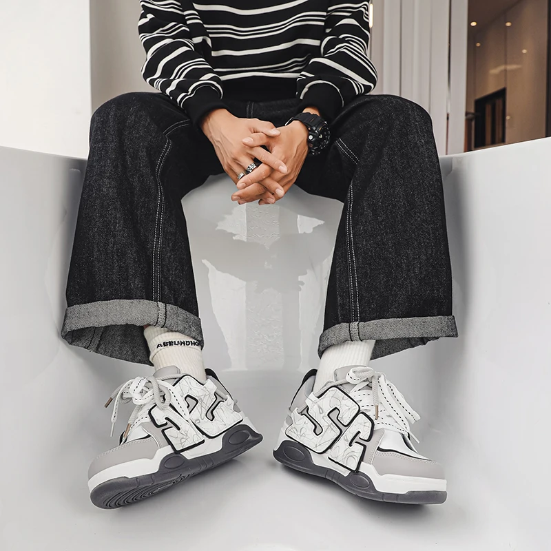 

Men's Spring Autumn Shoes New Casual Fashion Unisex Street Cool Flats Footwear Luxury Brand Designer Classic Zapatos De Hombre