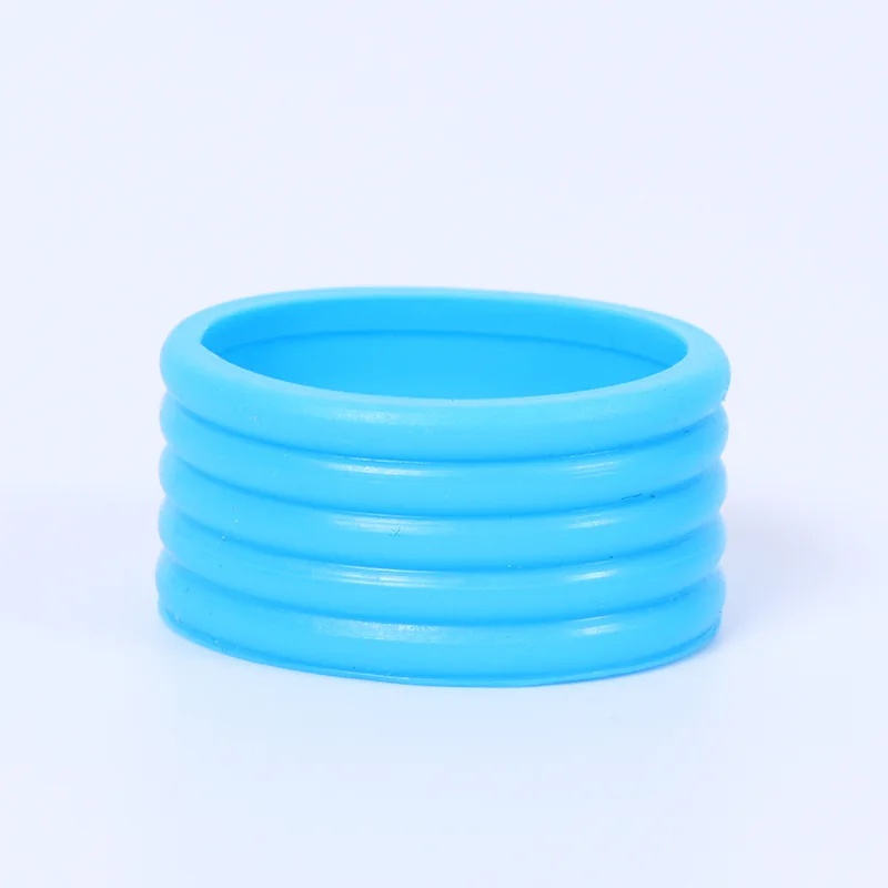Description Picture 3 of item10Pc Tennis Racket Sealing Rubber Ring Grip Hand Sweat-absorbing Band Fixed Silicone Ring Stretchable Handle Rubber Ring