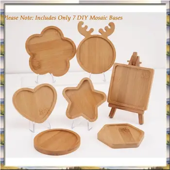Mini Wooden Mosaic Coaster Kit 1