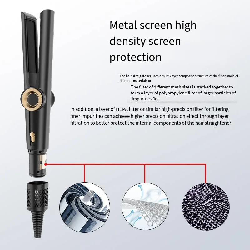 New High Speed Air Straightener Dry and Wet Dual Negative Ion Straightener High Speed Air Hair Care Styling Tools