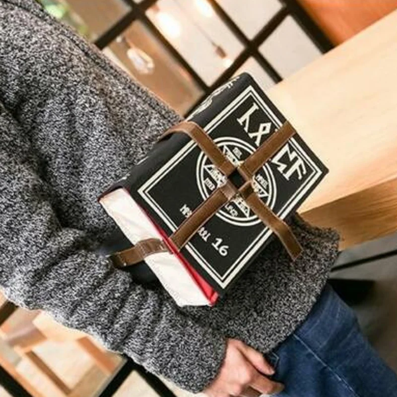 Gothic Magical Spell Book Messenger Crossbody Bag PU Fashion Backpack Cosplay Adjustable For Students New Retro Shoulder Bags 2
