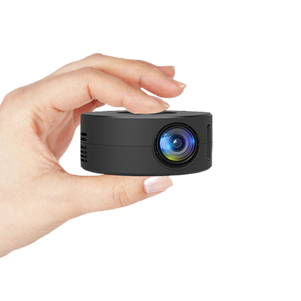

Mini Mobile Projector Portable Home Theater Media Player Palm Size Remote Projector Kids Gift For Android Phone iPhone iPad