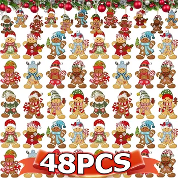 Cute Cartoon Gingerbread Man Ornaments 1