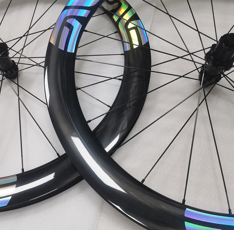 Roues de vélo de route en carbone avec rayons, jantes de vélo, système à cliquet, moyeu 36T, 1060g, 700C  18