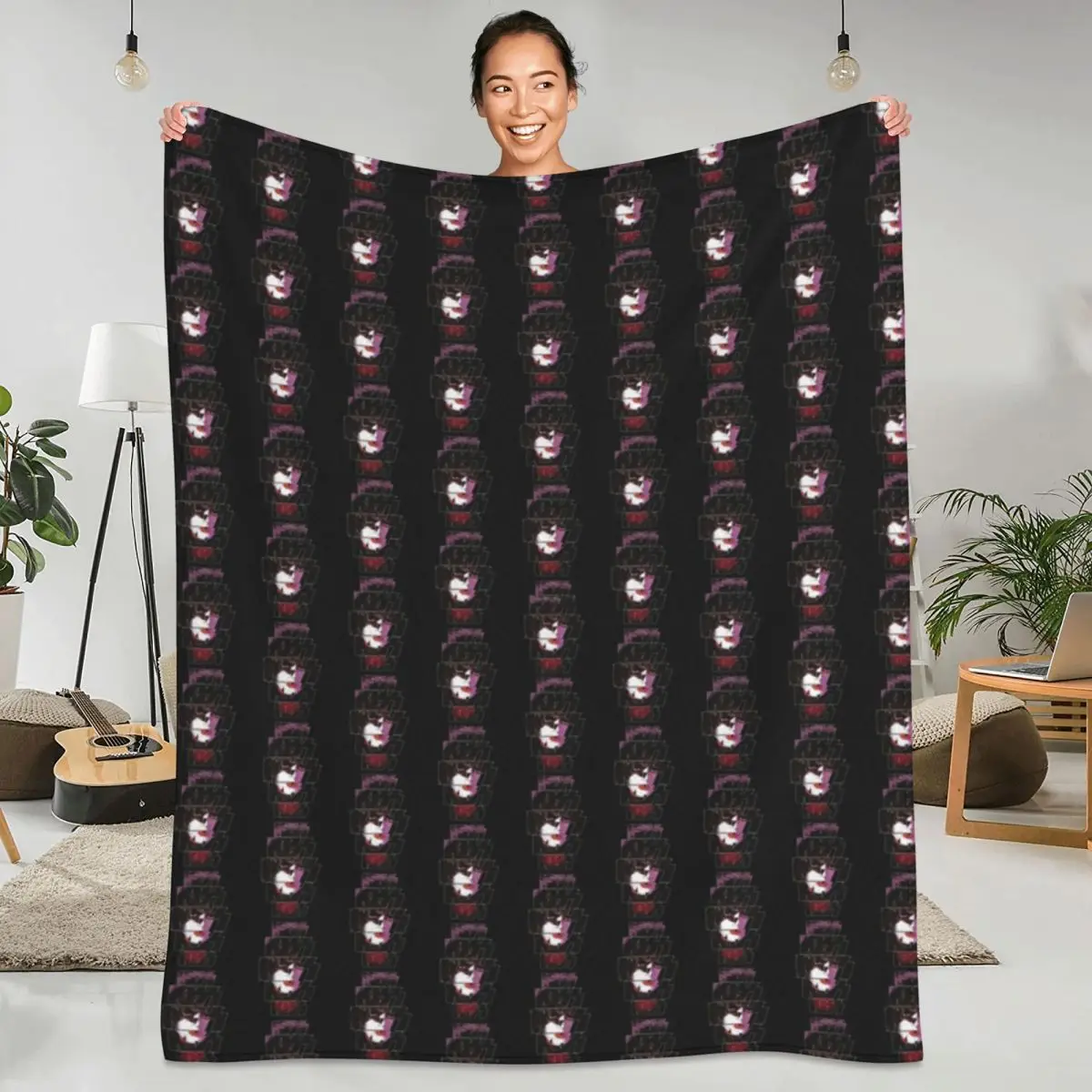 

Фланелевые одеяла Kiss Band, Качественные теплые мягкие одеяла с логотипом Starchild, зимние одеяла для кемпинга и походов